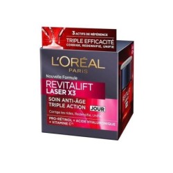 L'Oréal Paris Revitalift Laser X3 Crème de Jour Anti-Âge Triple Action - Peau Mature - 50ml