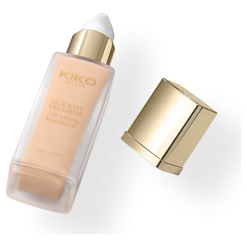 Kiko Milano Holiday Première Fond de Teint Liquide - Longue Tenue 24h - 2,8ml - Honey 03