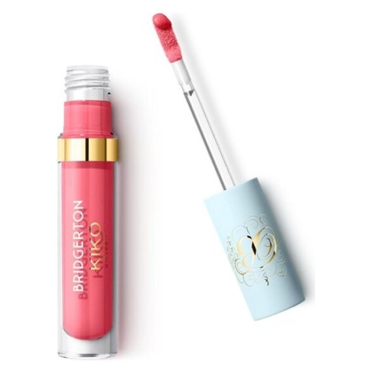 Kiko Bridgerton Brilliant Bliss Brillant à Lèvres - 02 Blushing Nectarine