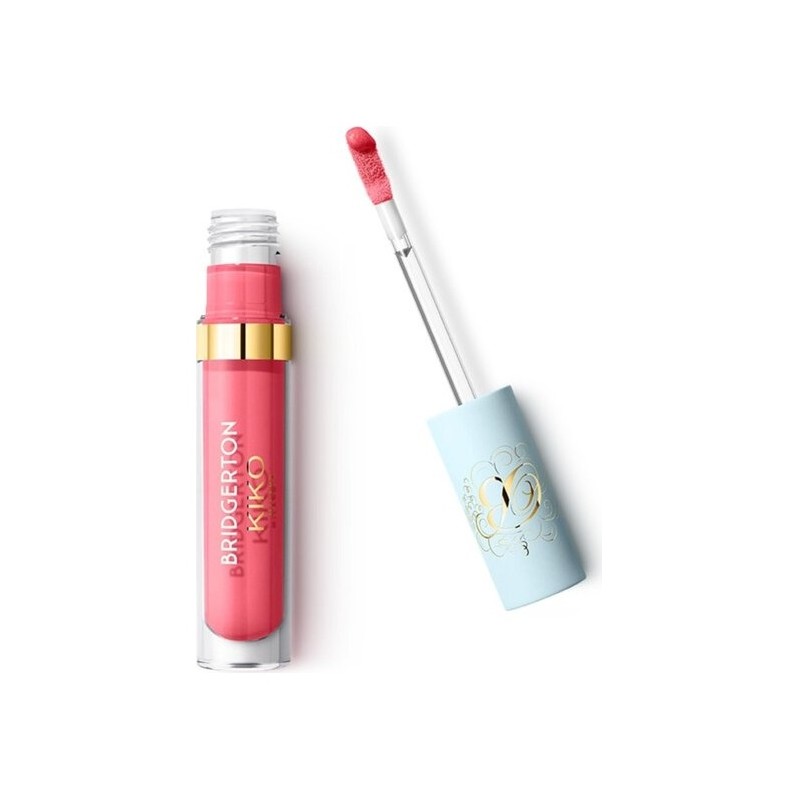 Kiko Bridgerton Brilliant Bliss Brillant à Lèvres - 02 Blushing Nectarine