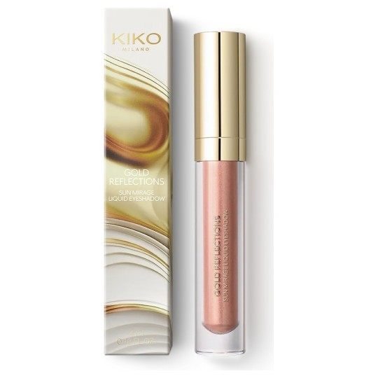 Kiko Milano Gold Reflections Sun Mirage Ombre à Paupières Liquide - Vivid Brown 04