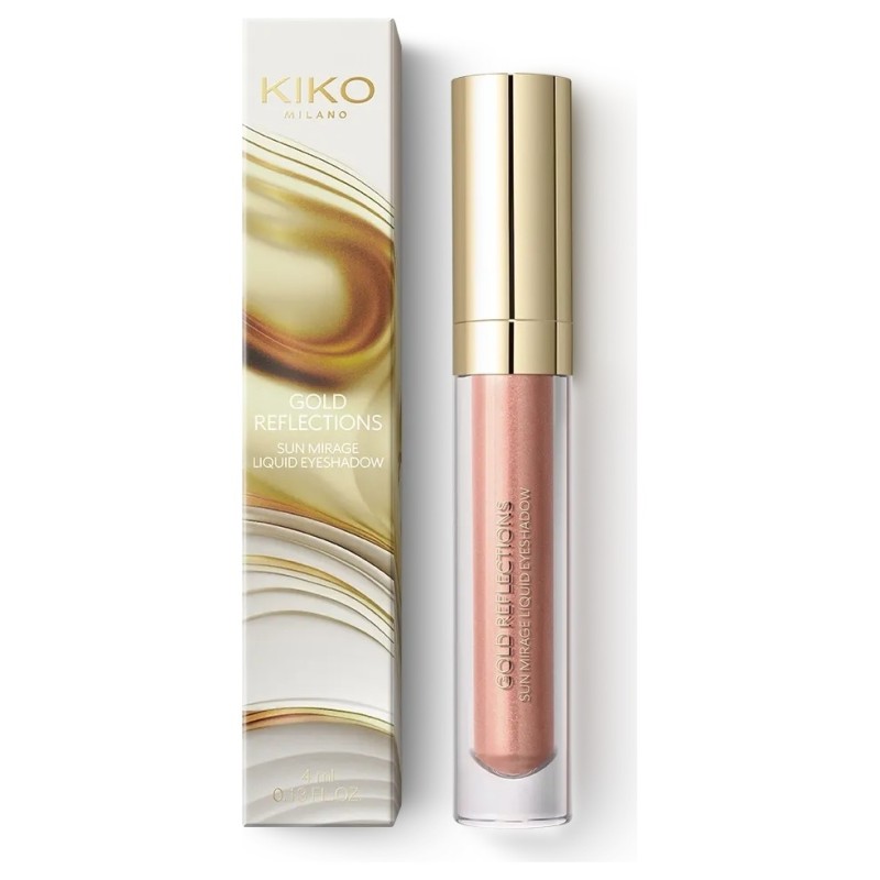 Kiko Milano Gold Reflections Sun Mirage Ombre à Paupières Liquide - Vivid Brown 04