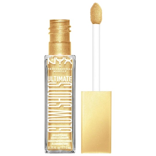 Nyx Professional Makeup Ultimate Glow Shots Fard à Paupières Liquide Scintillant - Longue Tenue - Vitamine C - Lemon Slayed
