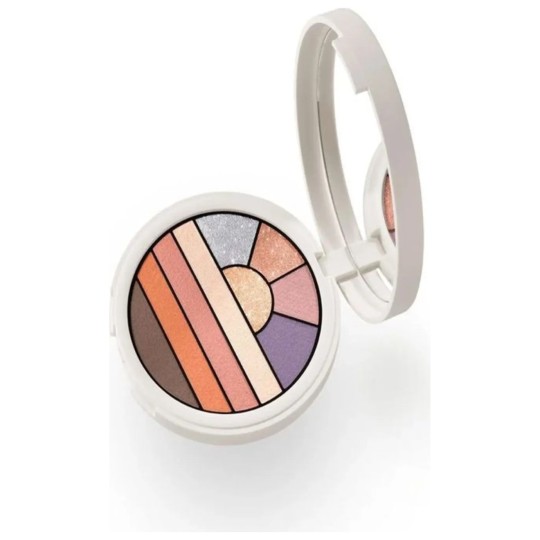 Kiko Milano Gold Reflections Sun Mirage Palette de Fards à Paupières - 9 Teintes Mats et Métalliques - 02 Majestic Sunset