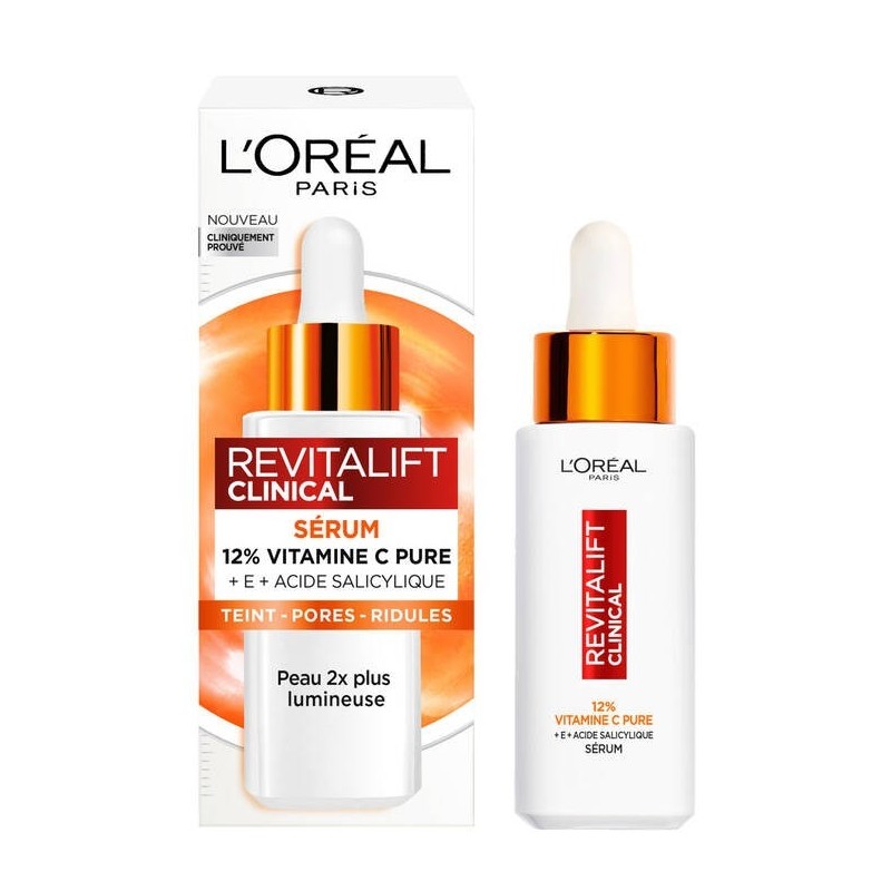 L'Oréal Paris Revitalift Clinical Serum 12% Pure Vitamin C - All Skin Types - 30ml