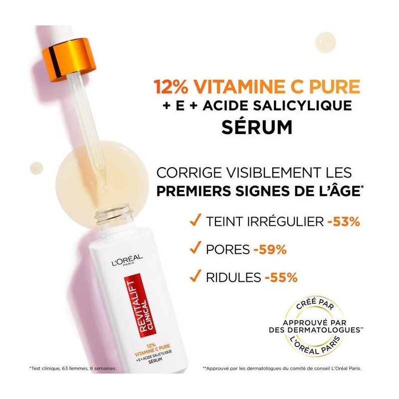 L'Oréal Paris Revitalift Clinical Serum 12% Pure Vitamin C - All Skin Types - 30ml