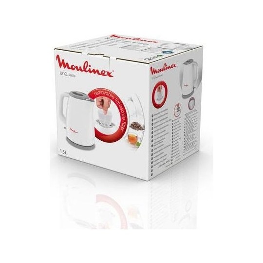 Moulinex Uno Bouilloire Électrique - 1,5l - Blanc