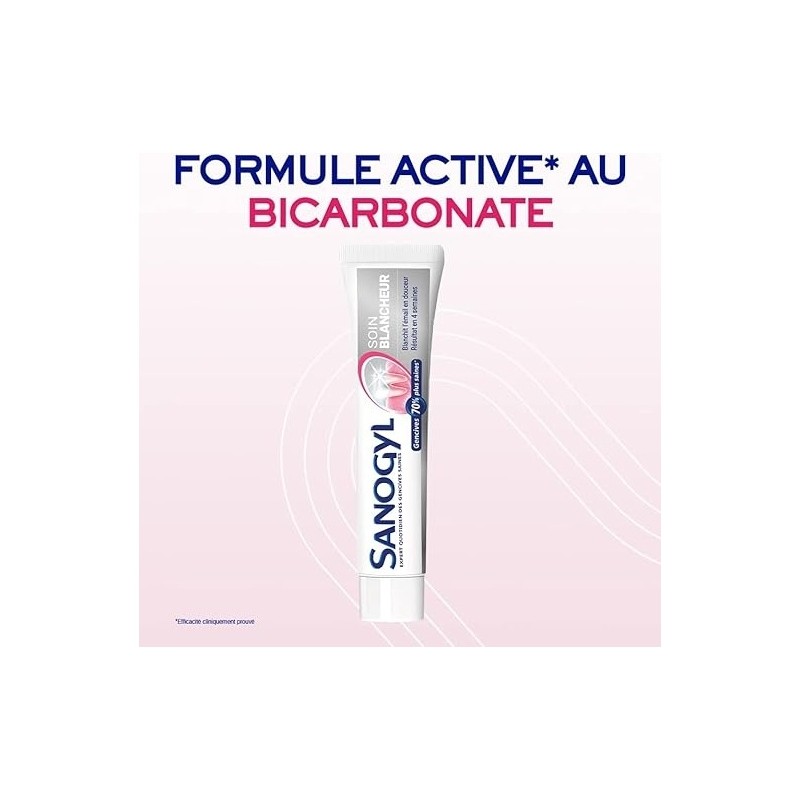 Sanogyl Soin Blancheur Toothpaste - 3x75ml