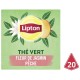 Lipton Thé Vert Fleur de Jasmin & Pêche - Boîte de 20 Sachets