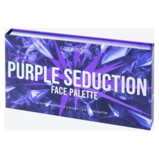 Fab Factory Purple Seduction Palette Maquillage des Paupières et du Visage - 28 Couleurs