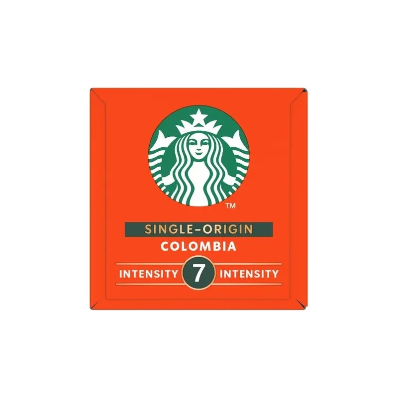 Starbucks Origin Colombia Capsules Café - Compatible Nespresso - Intensité 7 - 10 Capsules