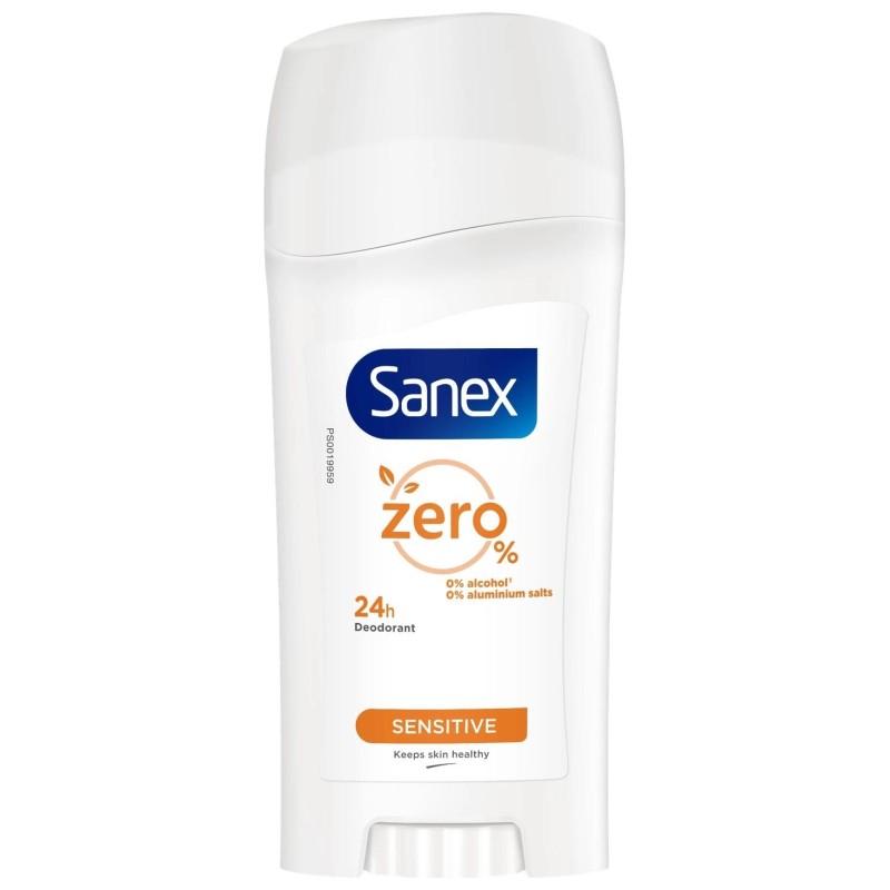 Sanex Dermo Déodorant Stick Sensitive - Peaux Sensibles - 65ml - Zero%