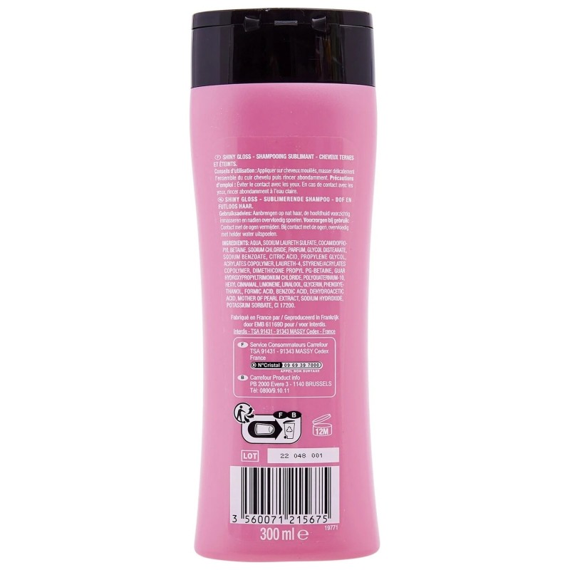 Kerascience Shiny Gloss Shampoing Cheveux Ternes - 250ml