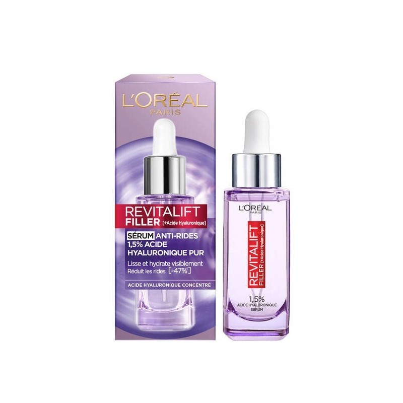 L'Oréal Paris Revitalift Filler Anti-Wrinkle Serum With Pure Hyaluronic Acid - Mature Skin - 30ml
