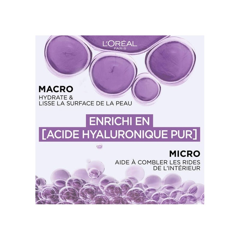 L'Oréal Paris Revitalift Filler Sérum Anti-Rides à l'Acide Hyaluronique Pur - Peau Mature - 30ml