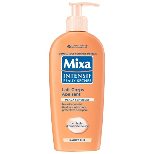 Mixa Lait Corps 2en1 Très Doux - Cheveux Secs - 250ml