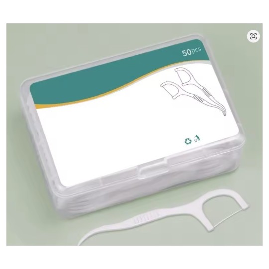 Fil Dentaire et Cure-Dents Jetables - Soins Buccaux - 75 Pièces