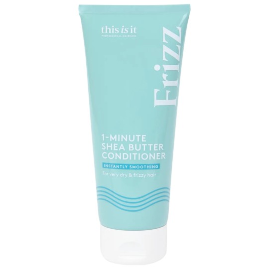 This Is It 1-Minute Shea Butter Conditioner Après-Shampoing Lissant Instantané - Cheveux abîmés - 200ml