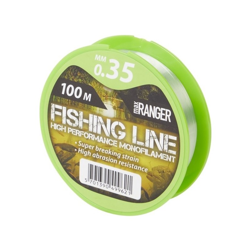 Max Ranger خيط صيد أحادي الخيط - 100 متر - 0.35 مم
