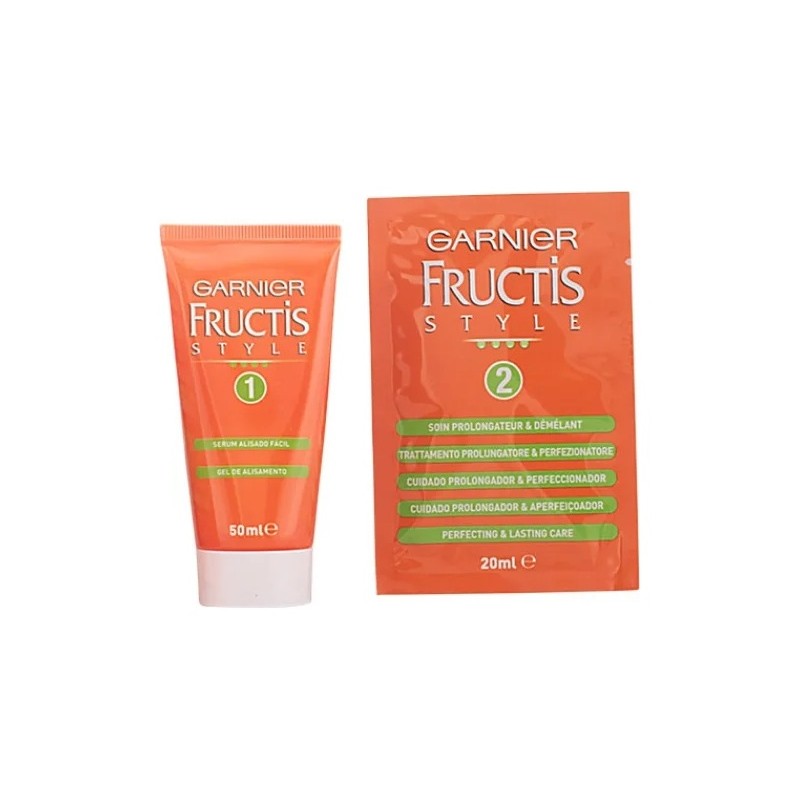 Garnier Fructis Style Smooth Easy Phyto Keratin Treatment - Curly Or Unruly Hair - 2x50ml