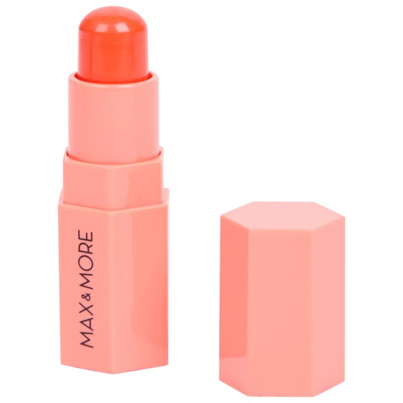 Max & More Blush Stick Multi-Usage - Orange - 7.5 G