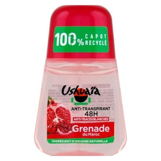 Ushuaia la Recherche Déodorant Bille Anti-Transpirant - Protection 48h - 50ml - Grenade des Açores