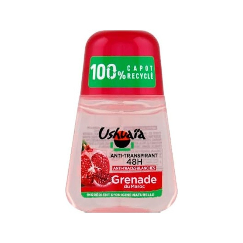 Ushuaia la Recherche Roll-On Deodorant Anti-Perspirant - 48h Protection - 50ml - Pomegranate From Azores