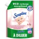 Soupline Hypoallergénique Adoucissant Linge à Diluer - Peau Sensible - Éco-Recharge 600ml - Amande Douce
