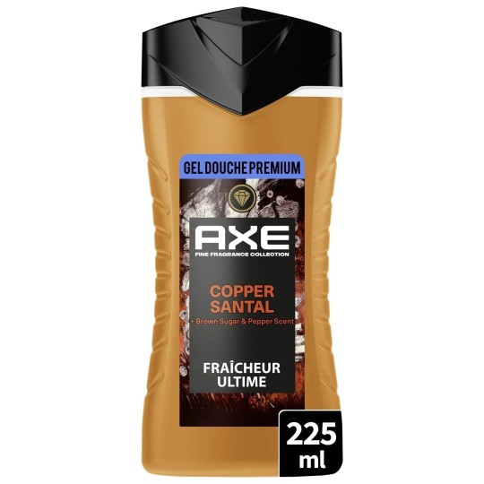 Axe Parfum Prestige Gel Douche Homme Copper Santal - 225ml