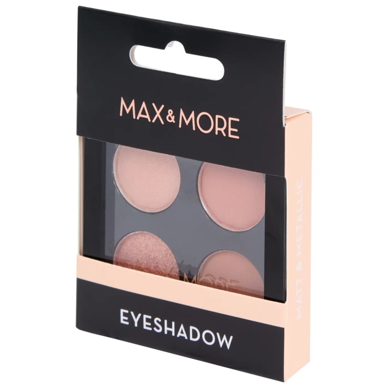 Max & More Eyeshadow Palette - 4 Shades - 6g