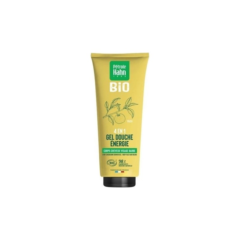 Pétrole Hahn Gel Douche Énergie 4 en 1 - Tous Types de Peaux et Cheveux - 250ml