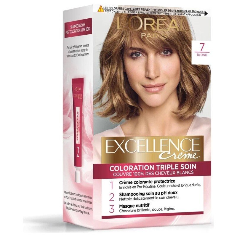 L'Oréal Paris Excellence Crème Permanent Hair Color - 7 Blond