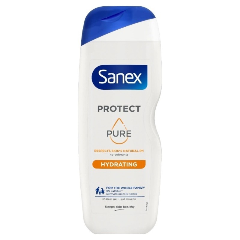 Sanex Protect Pure Hydrating Gel Douche - Peaux Normales à Sèches - 760ml