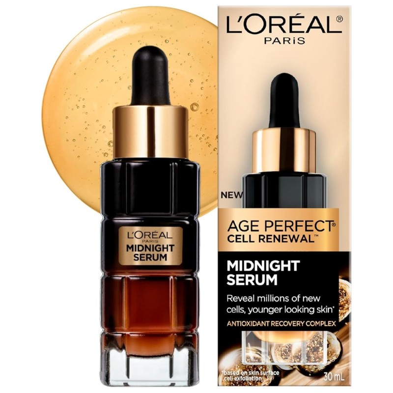L'Oréal Paris Age Perfect Renaissance Cellulaire Midnight Sérum Anti-Âge Anti-Rides - Peau Mature - 30ml