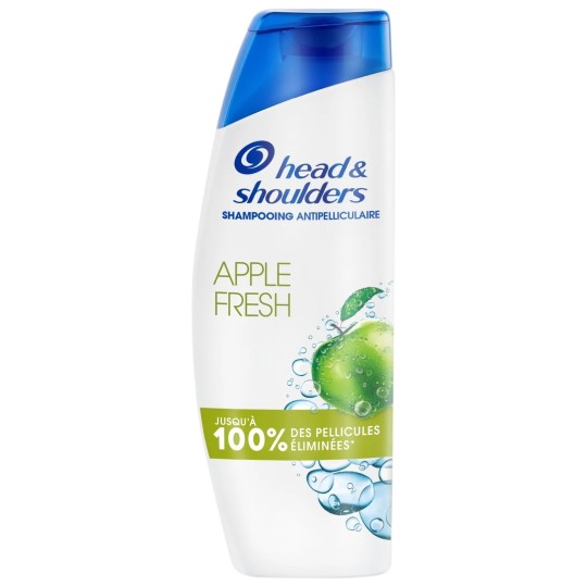 Head & Shoulders Apple Fresh Shampoing Antipelliculaire - Tous Types de Cheveux - 330ml