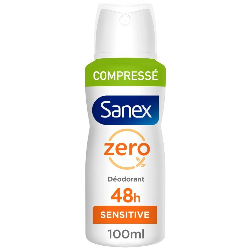 Zero% Sensitive Déodorant Spray Compressé - Peaux Sensibles - 100ml