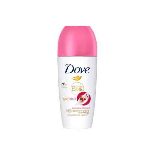 Dove Advanced Care Roll-On Anti-Perspirant - Delicate Skin - 50ml - Pomegranate