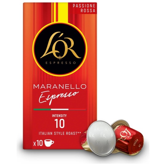 L'Or Espresso Capsules Café - Intensité 10 - Compatibles Nespresso - 10 Capsules