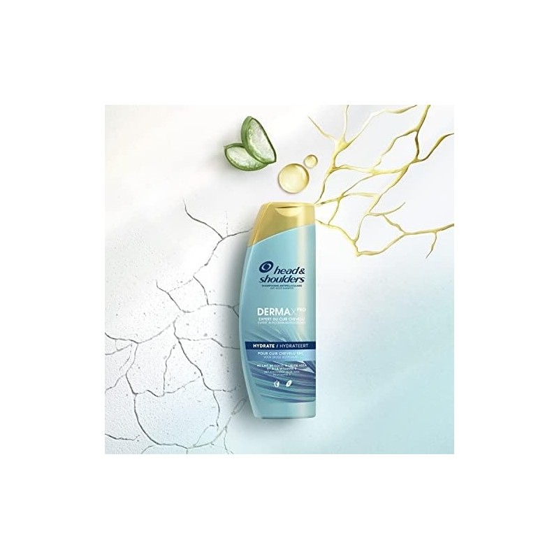 Head and Shoulders DERMAxPRO شامبو مضاد للقشرة مرطب - فروة رأس جافة - 225 مل