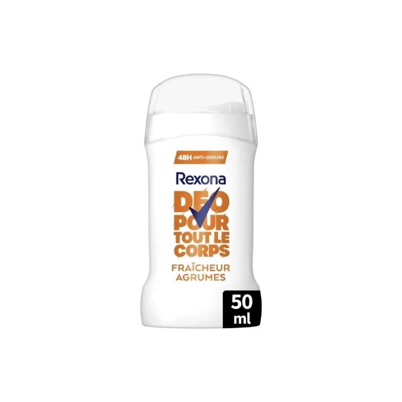 Rexona Déodorant Stick Agrumes - 48h Protection - Sans Alcool - 50ml