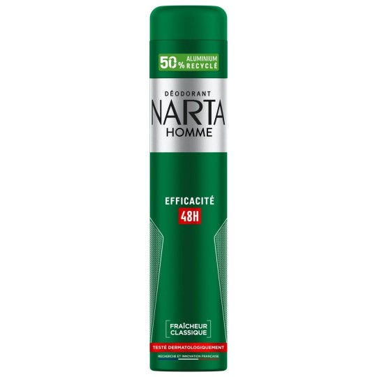 Narta Homme Fraîcheur Classique Déodorant Spray Homme - Protection 48h - 200ml