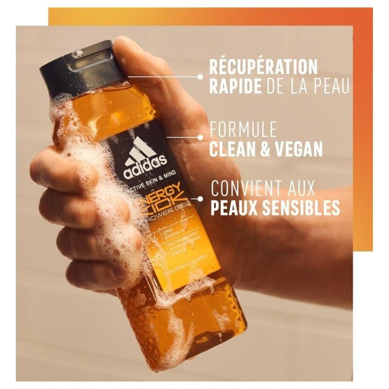 Adidas Active Skin & Mind Energy Kick Shower Gel - 250ml