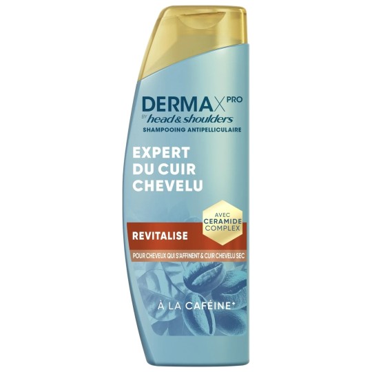 Head & Shoulders Dermaxpro Shampoing Antipelliculaire Revitalisant - Cheveux Fins à Tendance Chute - 250ml