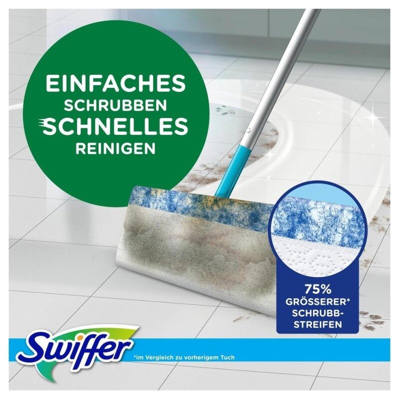 Swiffer 3d Clean Recharges Lingettes Sèches pour Balai - 14 Unités