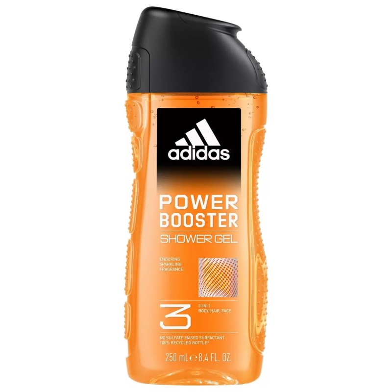 Adidas Power Booster Gel Douche 3-en-1 - 250ml