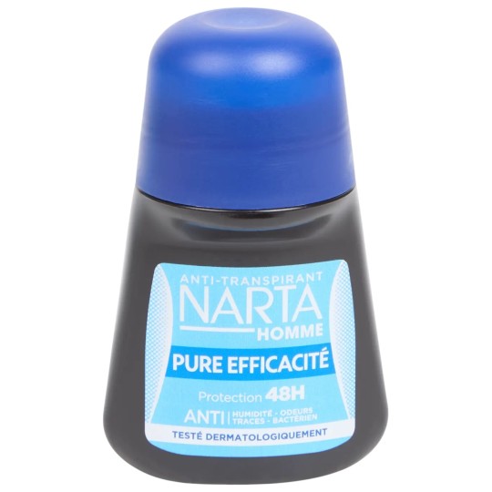 Narta Bio-Efficacité Déodorant Anti-Transpirant Homme - Protection 48h - 50ml