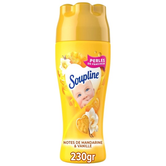 Soupline Notes de Mandarine et Vanille Perles de Fraîcheur - Linge - 230g
