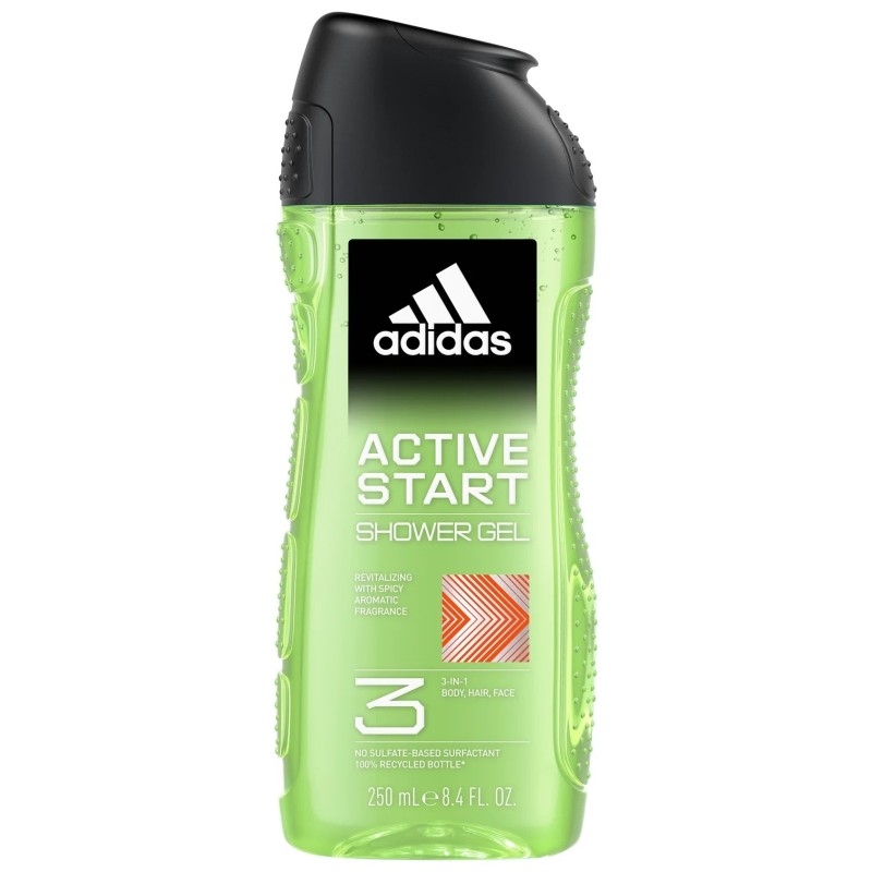 Adidas Active Start Gel Douche 3 en 1 - 250ml
