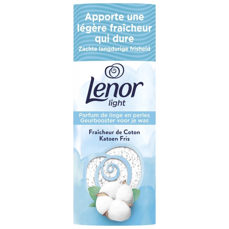 Lenor Light منعم الأقمشة بحبيبات - نعومة القطن - 155غ