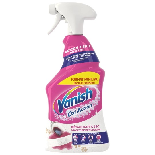 Vanish Oxi Action Détachant Textile à Sec - Spray - 900ml
